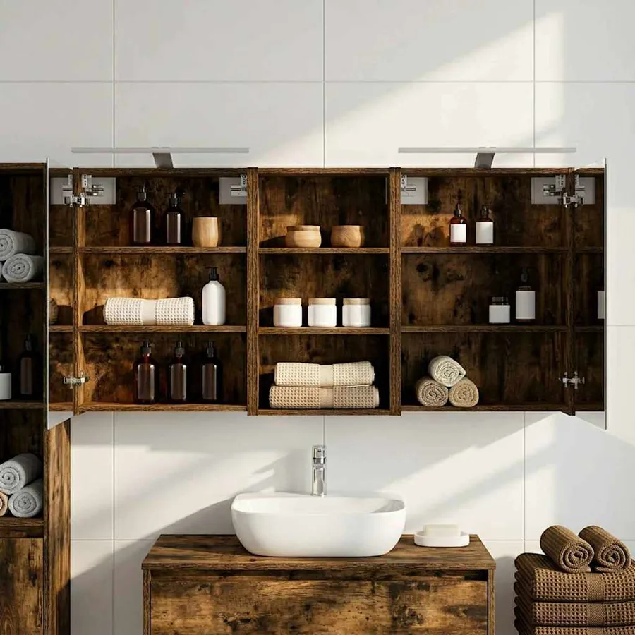 Ensemble de Meubles de Salle de Bain 3 pcs 140 x 14,5 x 70 cm