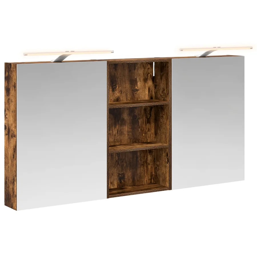Ensemble de Meubles de Salle de Bain 3 pcs 140 x 14,5 x 70 cm - 2