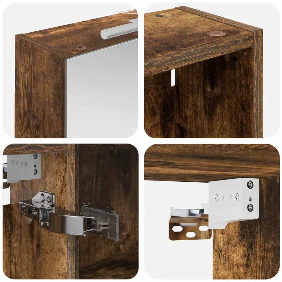 Ensemble de Meubles de Salle de Bain 3 pcs 140 x 14,5 x 70 cm - 8