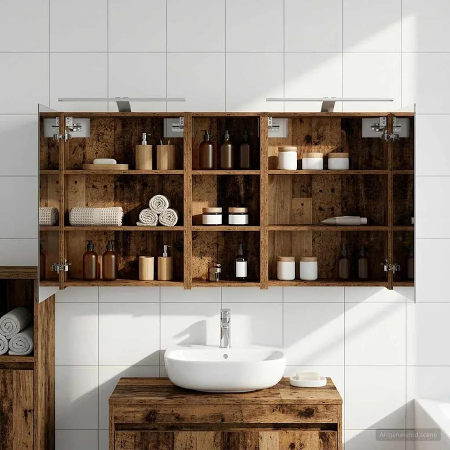 Ensemble de Meubles de Salle de Bain 3 pcs 130 x 14,5 x 70 cm