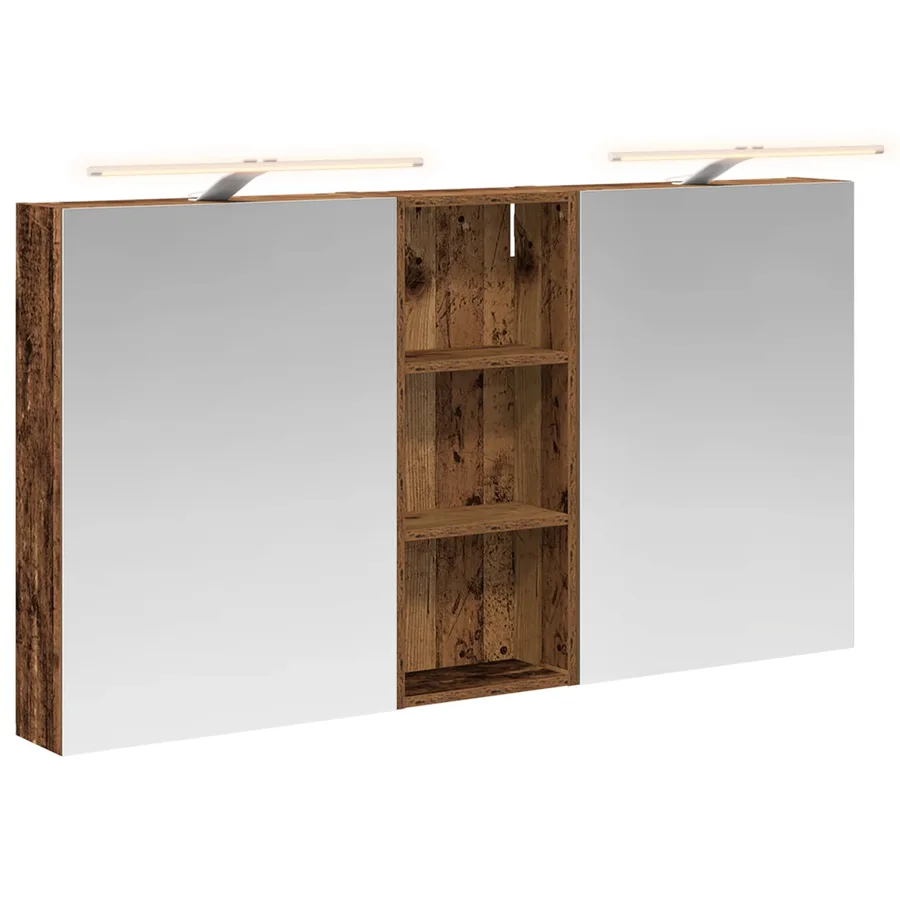 Ensemble de Meubles de Salle de Bain 3 pcs 130 x 14,5 x 70 cm - 2
