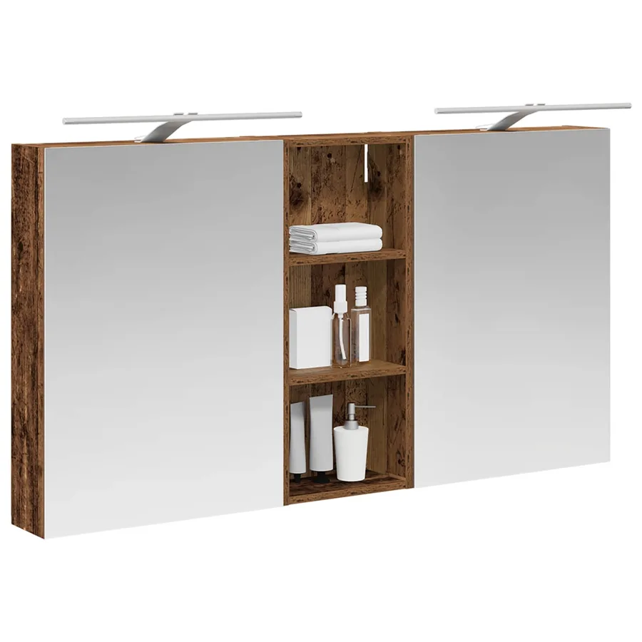 Ensemble de Meubles de Salle de Bain 3 pcs 130 x 14,5 x 70 cm - 3