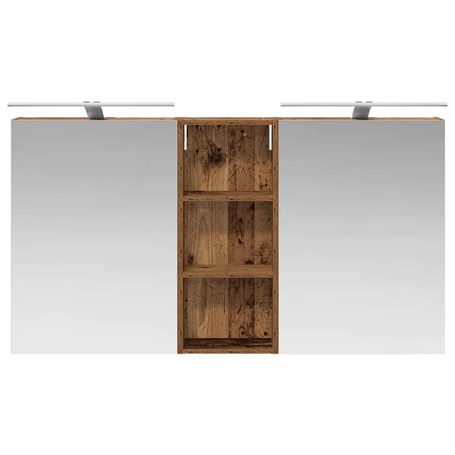 Ensemble de Meubles de Salle de Bain 3 pcs 130 x 14,5 x 70 cm - 6
