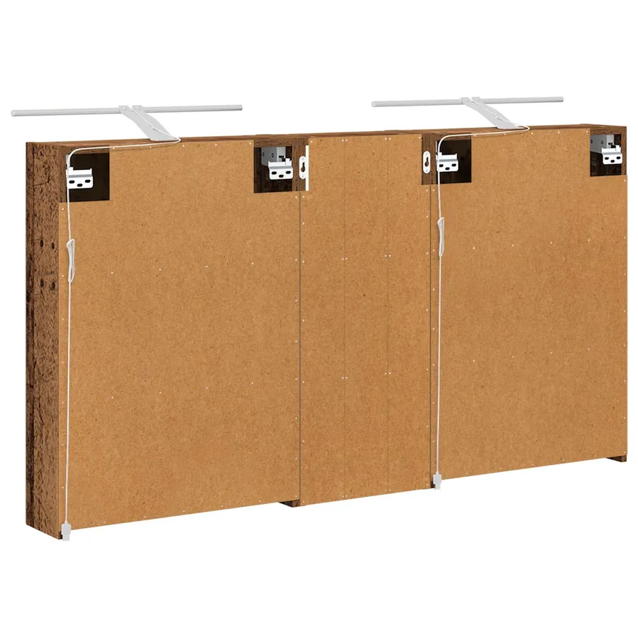 Ensemble de Meubles de Salle de Bain 3 pcs 130 x 14,5 x 70 cm - 9