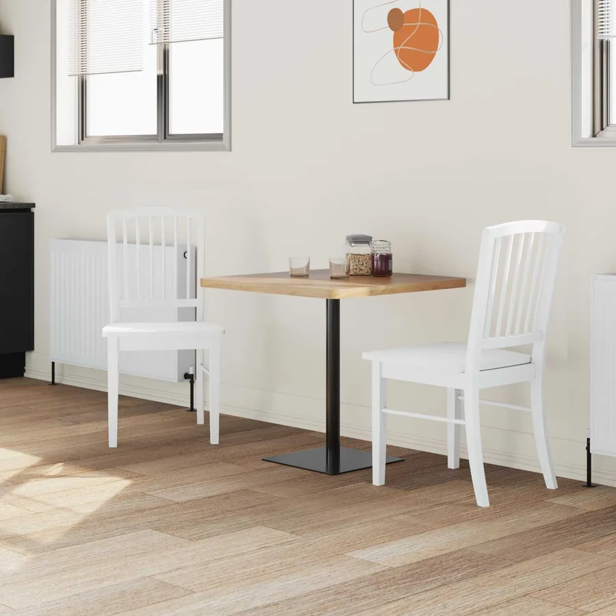 Chaises de salle à manger 2 pcs Blanc 50 x 52,5 x 91 cm - 3