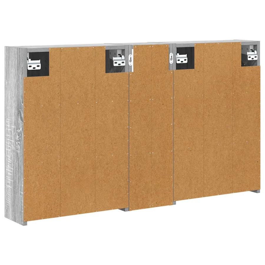 Ensemble de Meubles de Salle de Bain 3 pcs 106 x 16 x 62,5 cm - 9