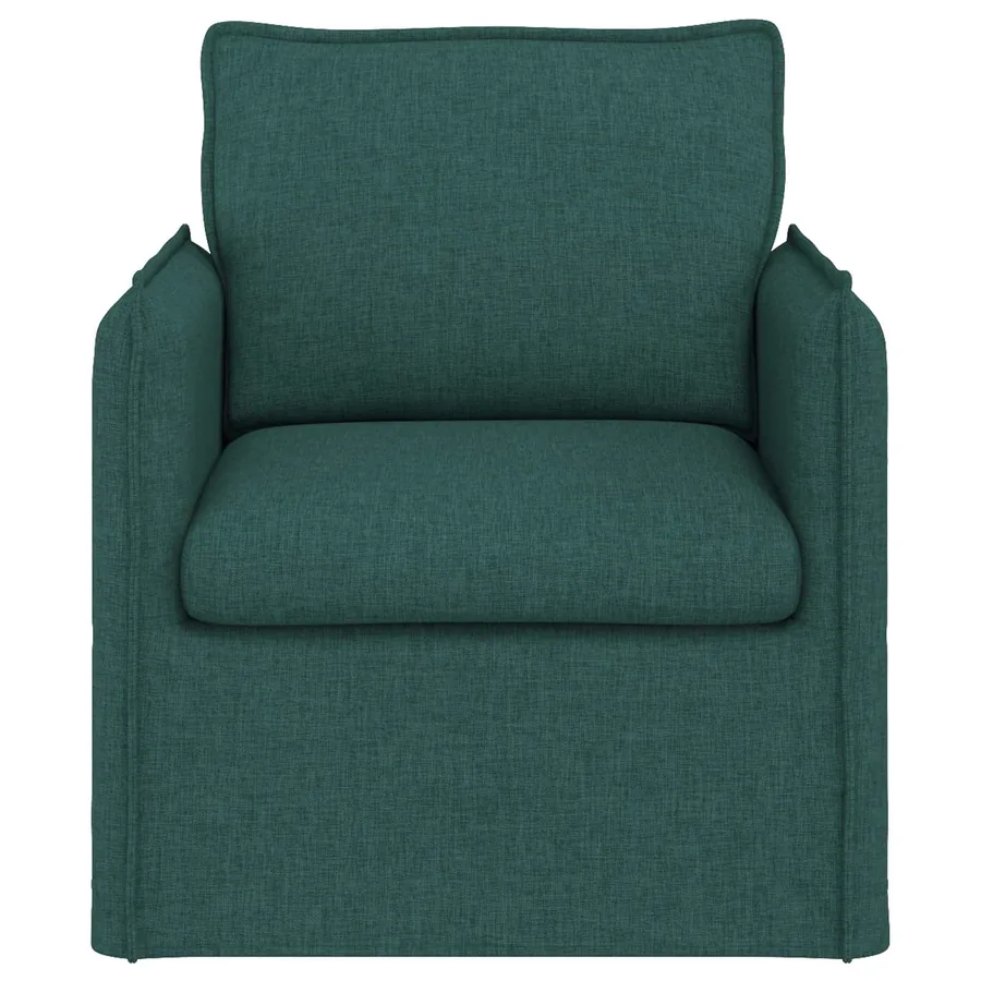 Canapé Vert foncé 75 x 82 x 85 cm tissu - 4
