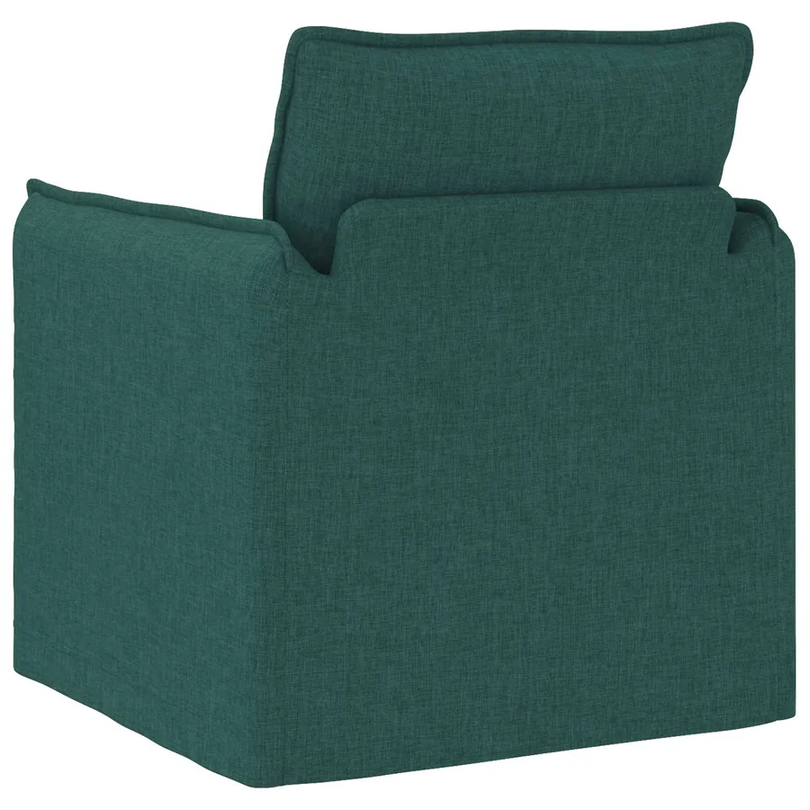 Canapé Vert foncé 75 x 82 x 85 cm tissu - 6