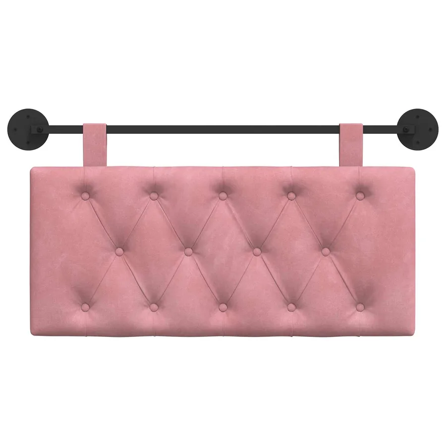 Tête de lit suspendue Rose Velours - 5