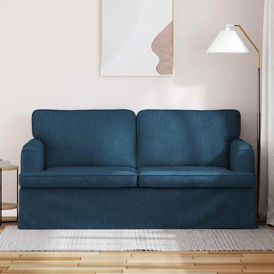 Canapé Bleu 162 x 80 x 85 cm tissu - 3