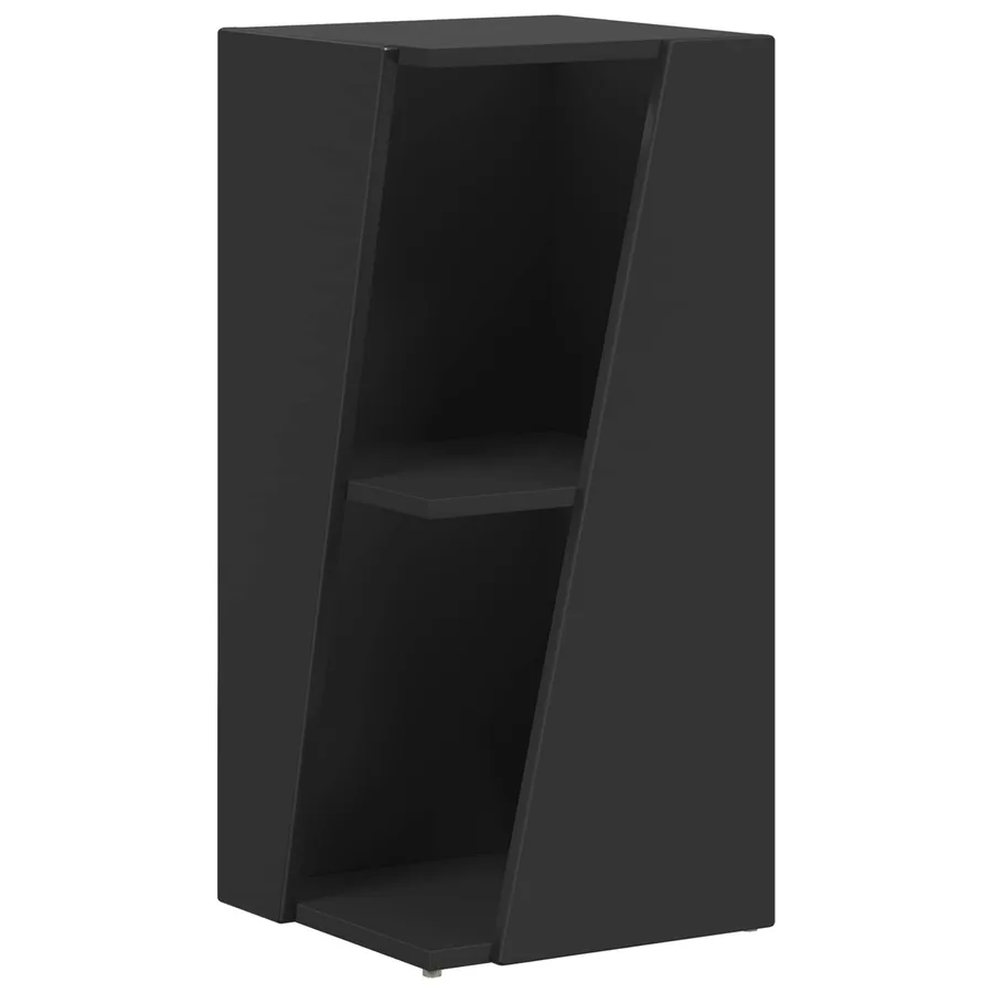 Étagère latérale Noir 33 x 32 x 70,5 cm Bois d'ingénierie - 2
