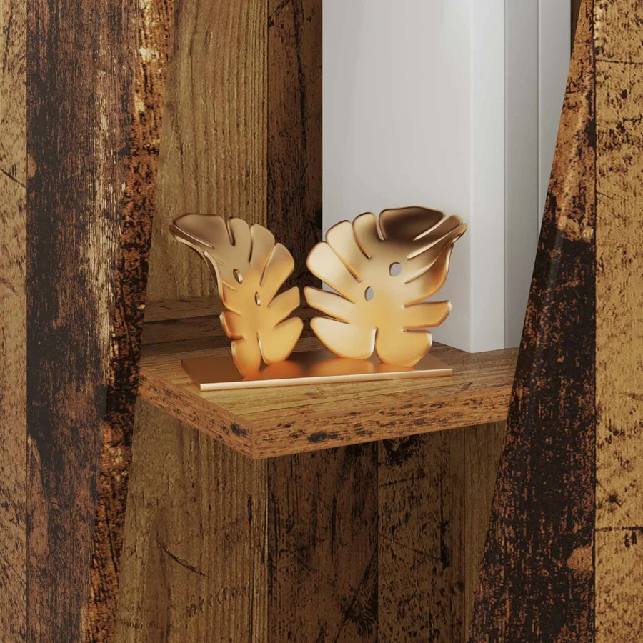 Étagère latérale Bois ancien 33 x 32 x 70,5 cm - 4