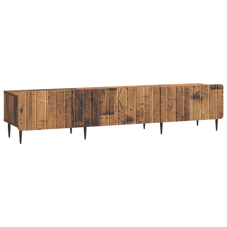 Meuble TV Bois ancien 147 x 34,5 x 32 cm Bois d'ingénierie - 2