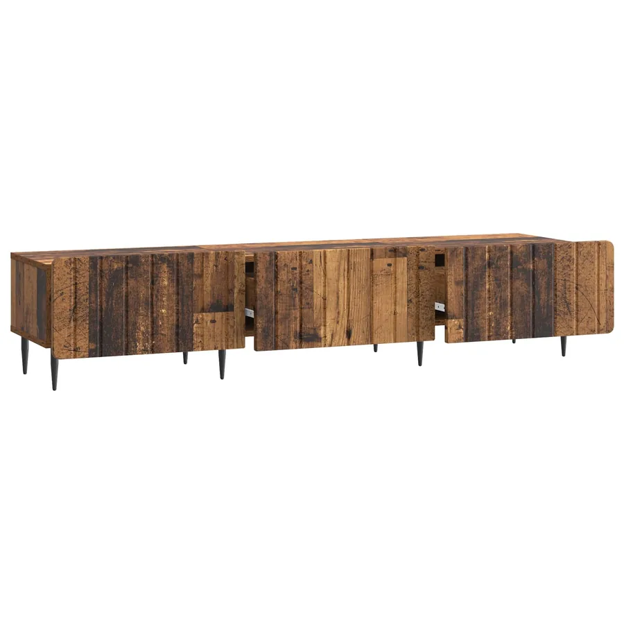 Meuble TV Bois ancien 147 x 34,5 x 32 cm Bois d'ingénierie - 5