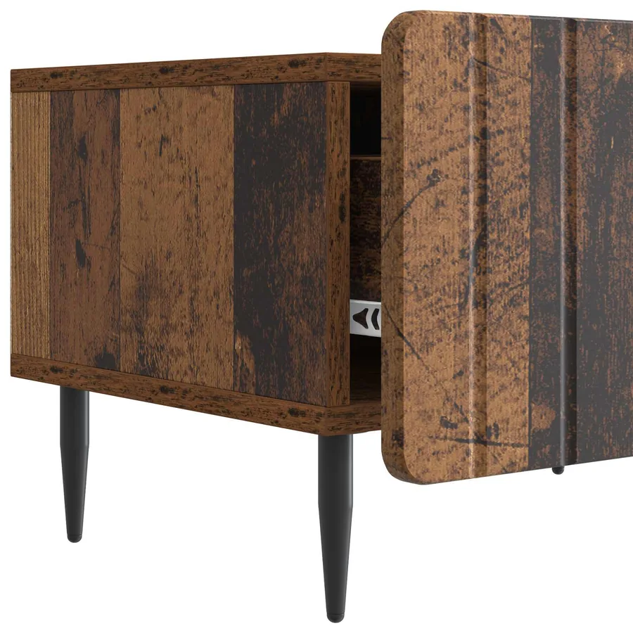 Meuble TV Bois ancien 147 x 34,5 x 32 cm Bois d'ingénierie - 9