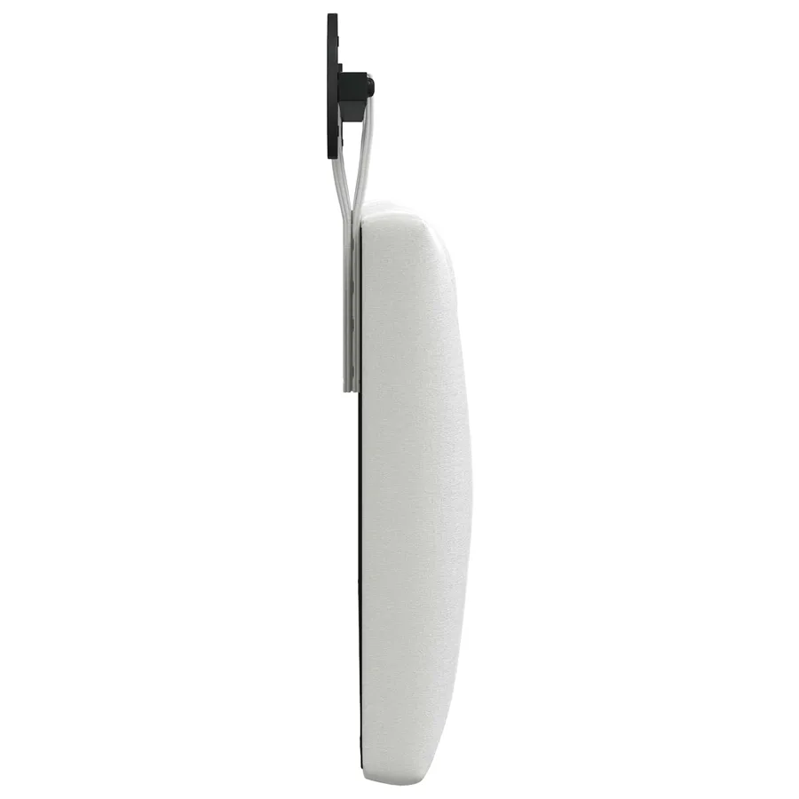 Tête de lit suspendue Blanc Tissu - 6