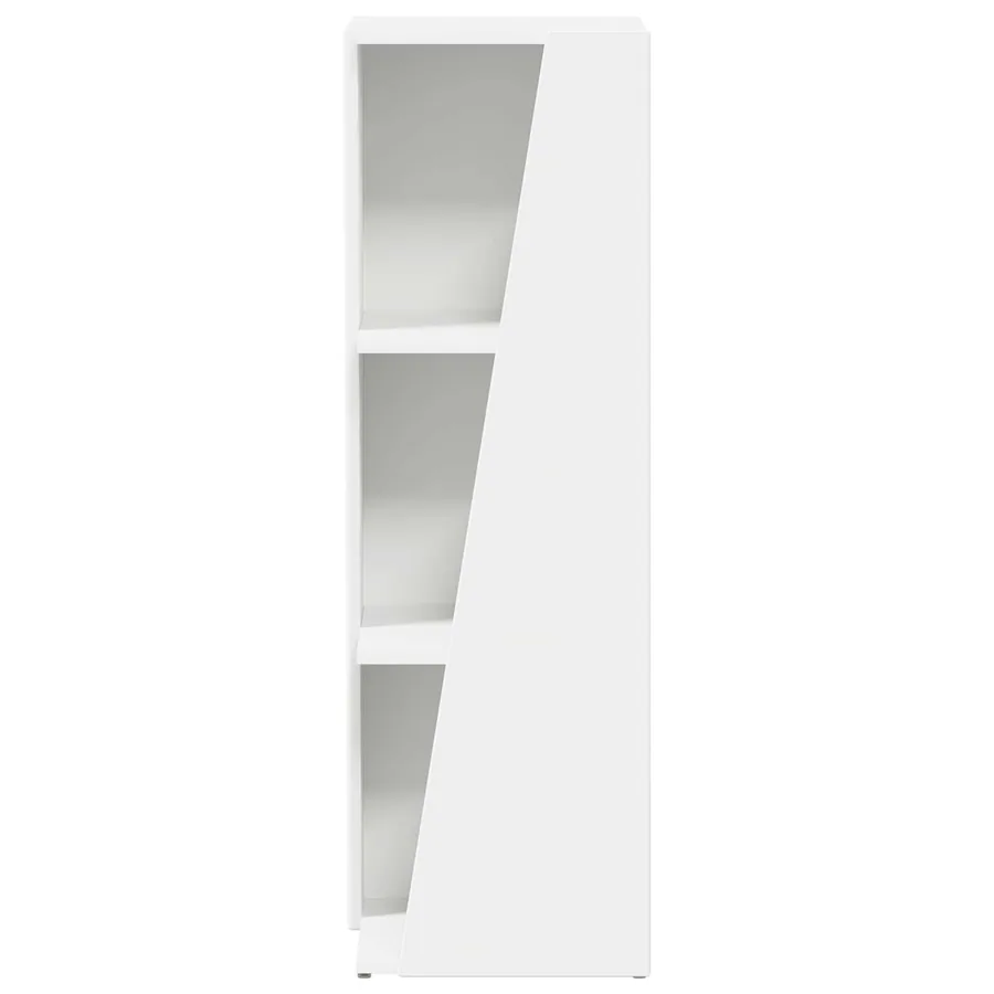 Étagère latérale Blanc 33 x 32 x 100,5 cm Bois d'ingénierie - 5