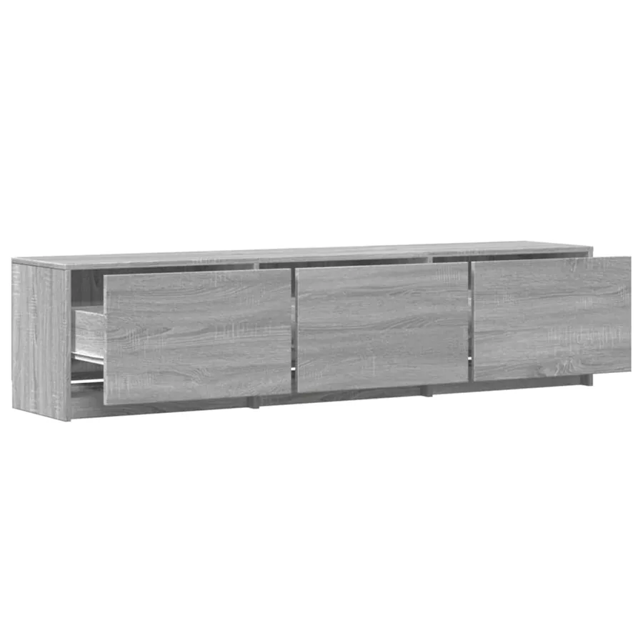Meuble TV Gris Sonoma 165 x 34 x 40 cm Bois d'ingénierie - 4