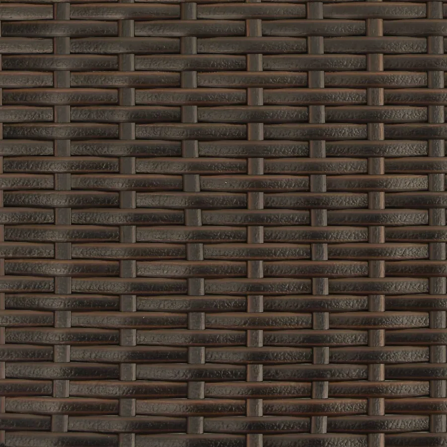 Banc de jardin avec oreiller Marron et Crème 105 x 60 x 112 cm - 8