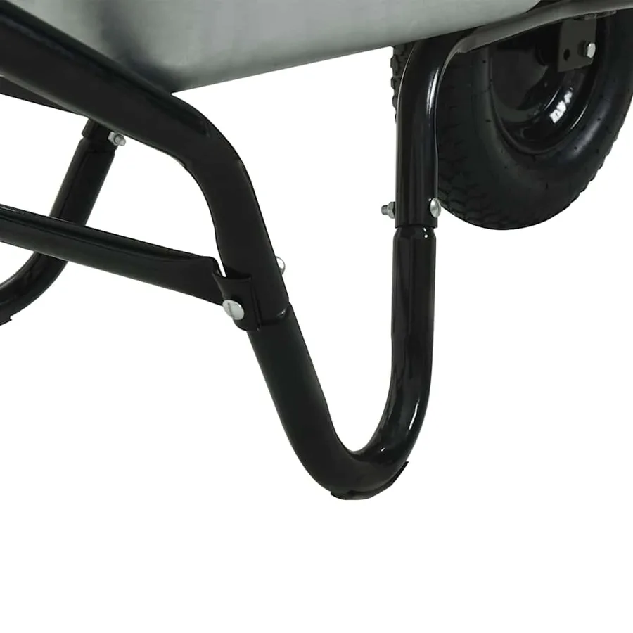 Brouette Argent et noir 141 x 60 x 57 cm Acier - 10