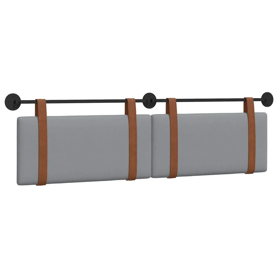 Tête de lit suspendue Gris clair PU antique - 2