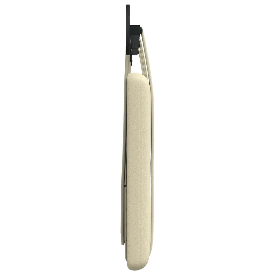 Tête de lit suspendue Crème Simili cuir - 6