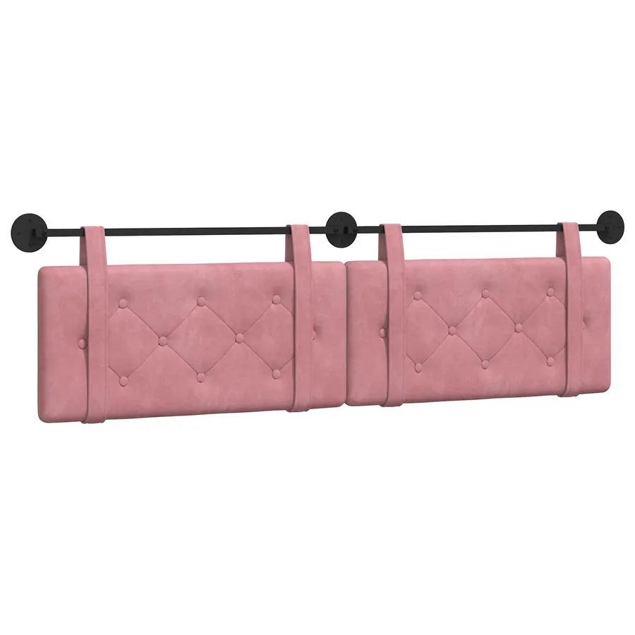 Tête de lit suspendue Rose Velours - 2