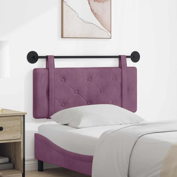Tête de lit suspendue Pourpre Velours