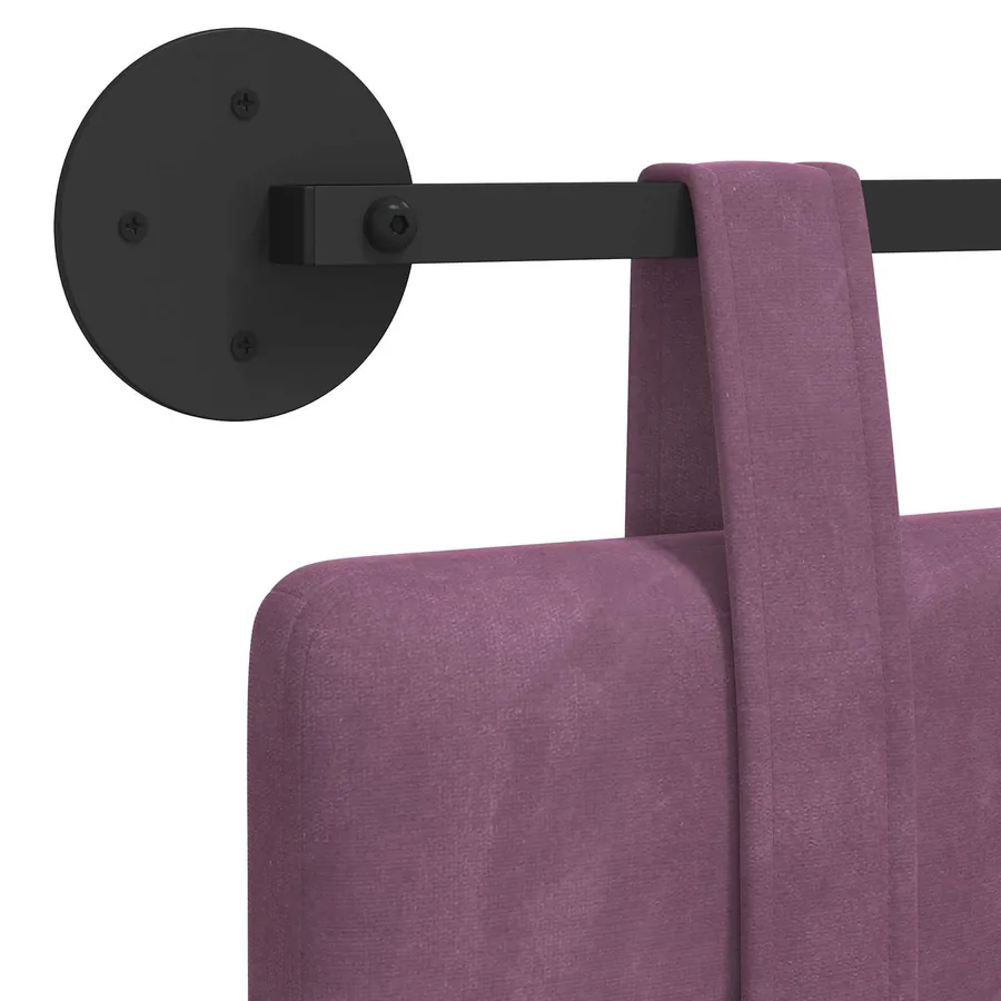 Tête de lit suspendue Pourpre Velours - 9