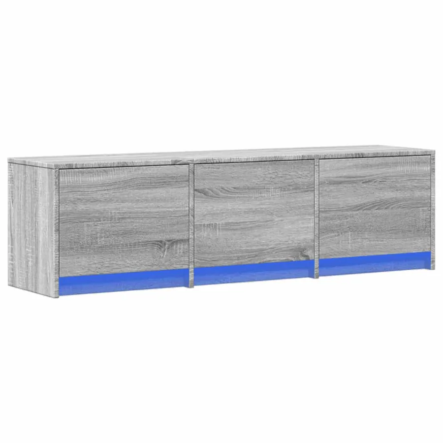 Meuble TV Gris Sonoma 140 x 34 x 40 cm Bois d'ingénierie