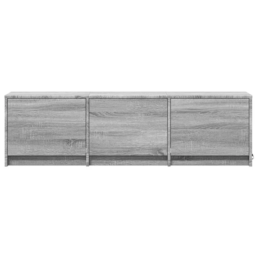 Meuble TV Gris Sonoma 140 x 34 x 40 cm Bois d'ingénierie - 5