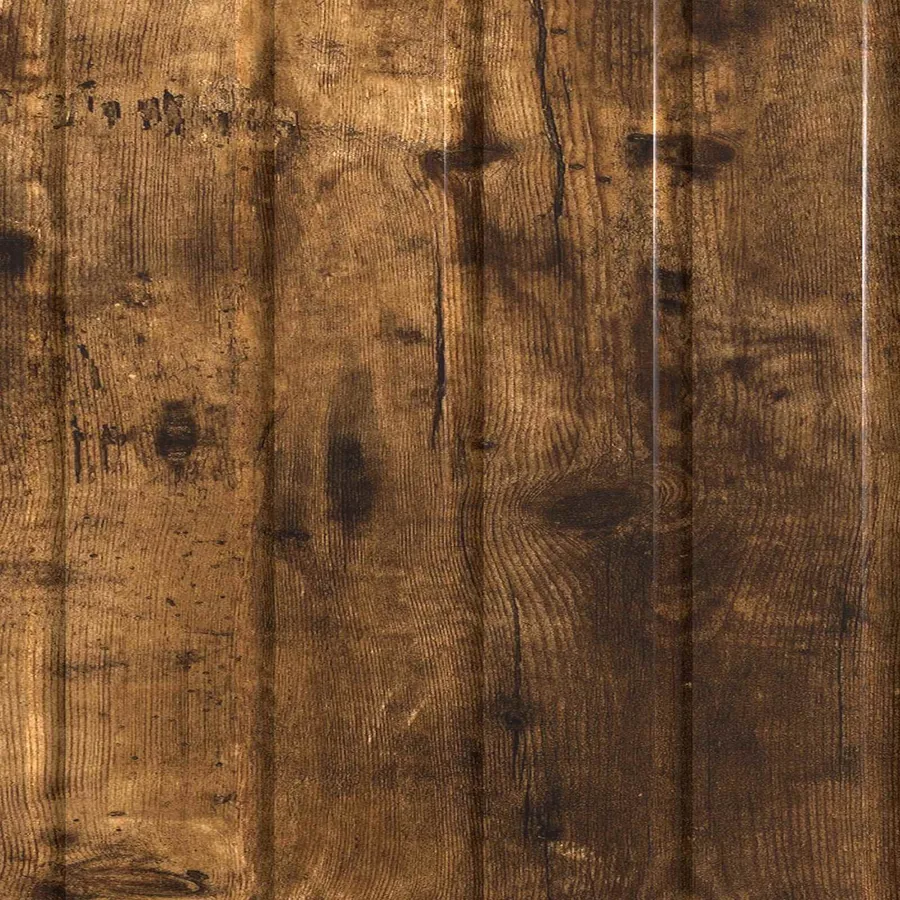 Table basse Chêne fumé 49 x 50 x 42 cm Bois d'ingénierie - 9