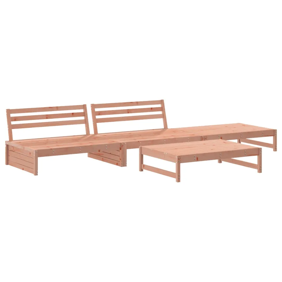 Salon de jardin 4 pcs bois massif douglas - 2