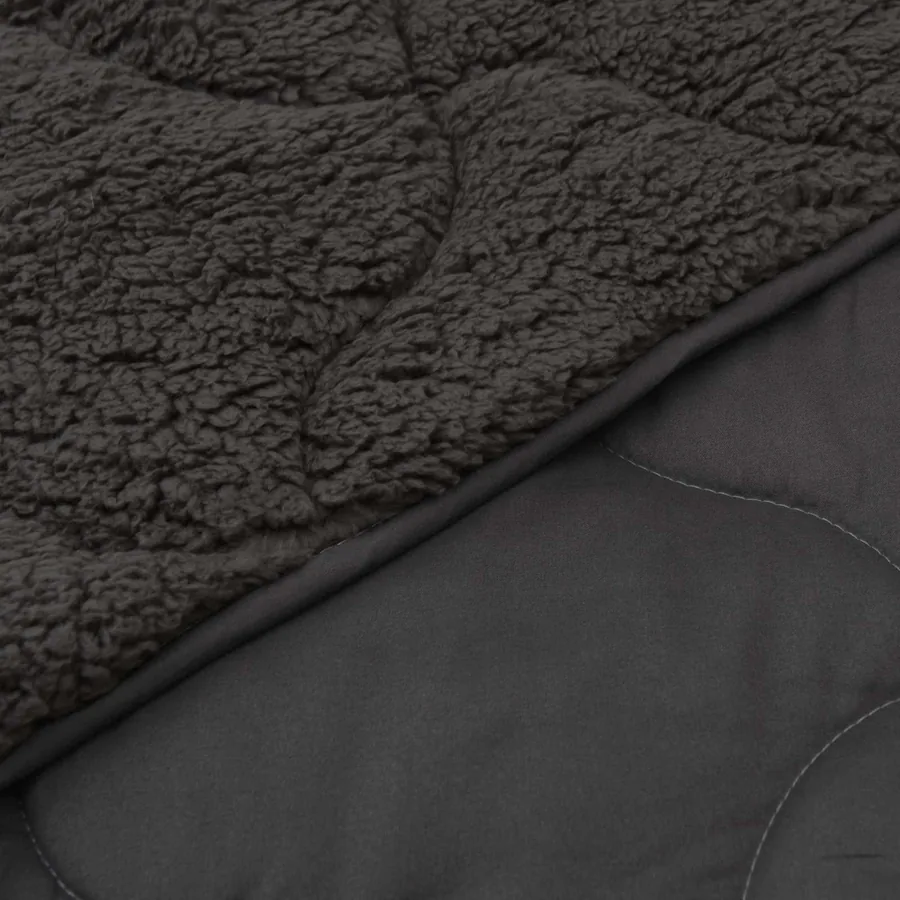 Duvet complet toute l'année Matelassé Anthracite 200 x 240 cm - 5