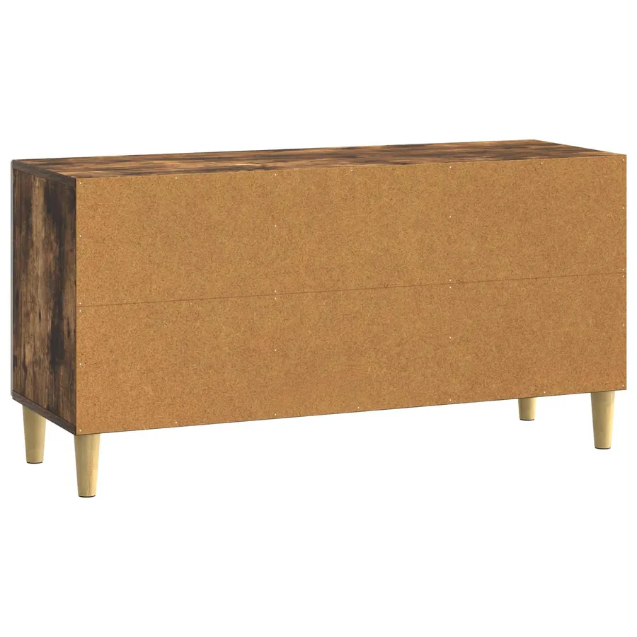 Meuble TV 99 x 34,5 x 50 cm Chêne fumé Bois d'ingénierie - 7