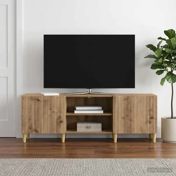 Meuble TV 150 x 31 x 50 cm Chêne artisanal Bois d'ingénierie