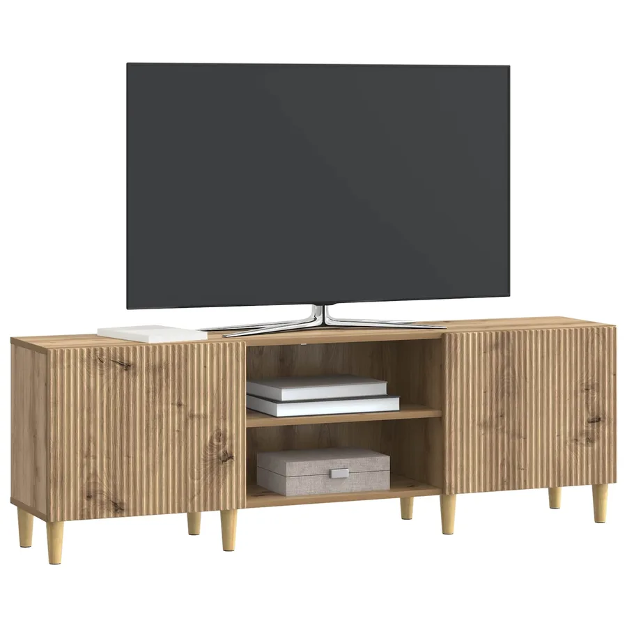 Meuble TV 150 x 31 x 50 cm Chêne artisanal Bois d'ingénierie - 3