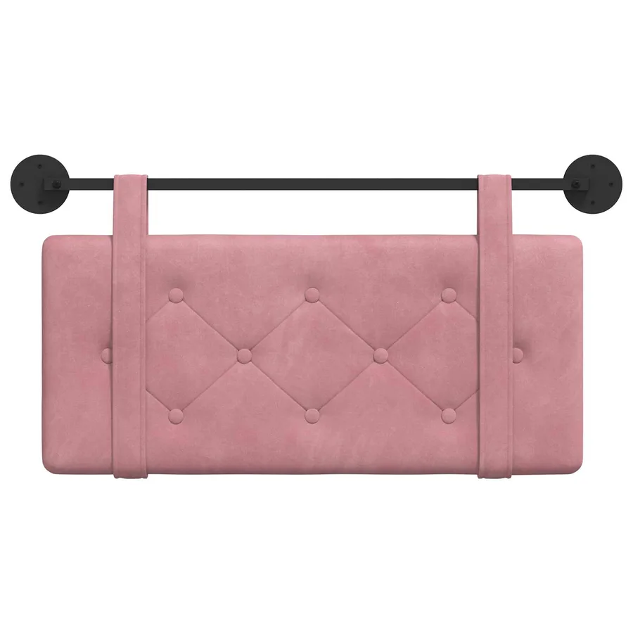 Tête de lit suspendue Rose Velours - 5