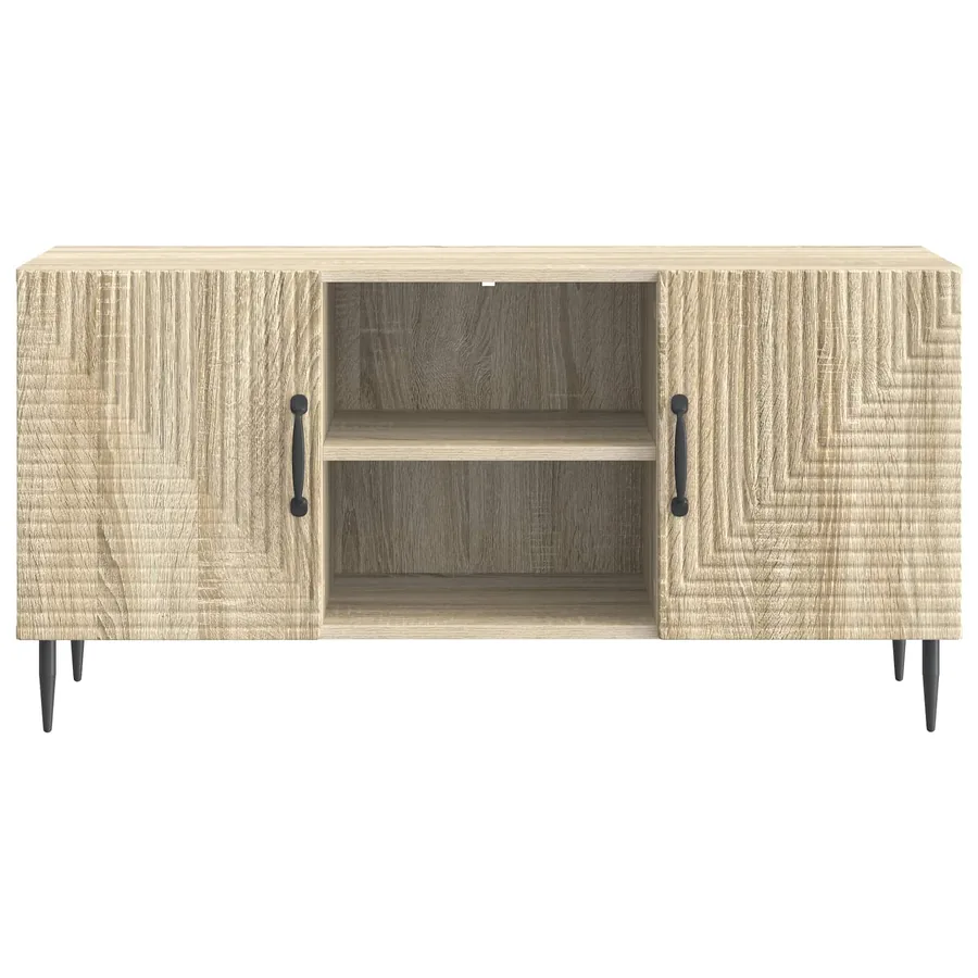 Meuble TV Chêne Sonoma 102 x 34,5 x 50 cm Bois d'ingénierie - 6