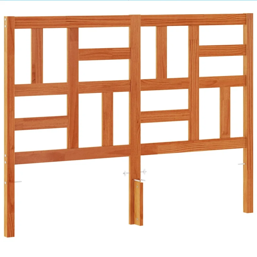Tête de lit cire marron 180 cm bois massif de pin - 2