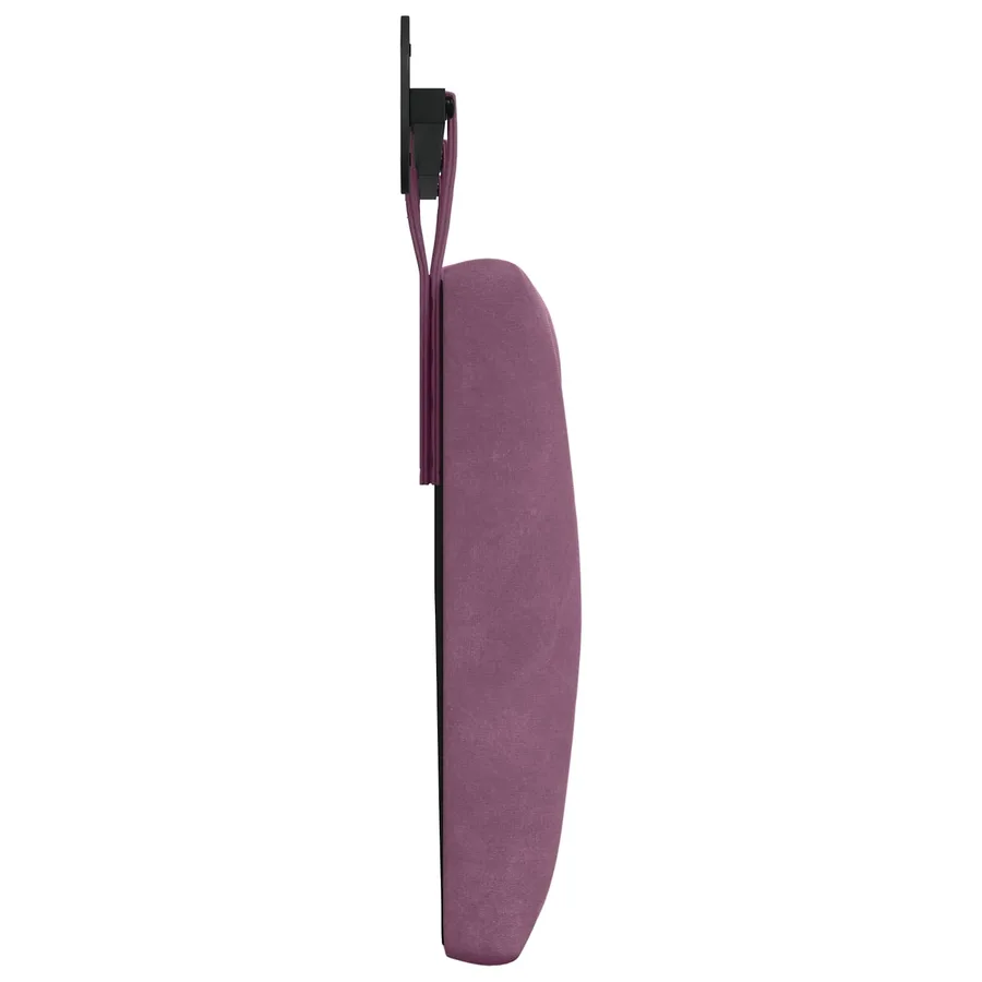 Tête de lit suspendue Avec lumière LED Pourpre Velours - 6