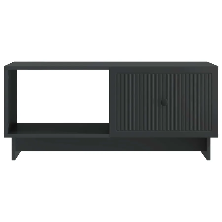 Table basse Noir 90 x 50 x 40 cm Bois d'ingénierie - 5
