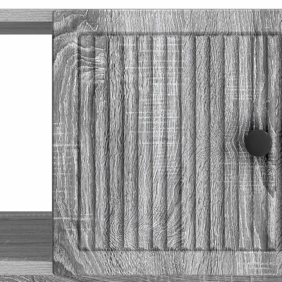 Table basse Sonoma gris 90 x 50 x 40 cm Bois d'ingénierie - 9