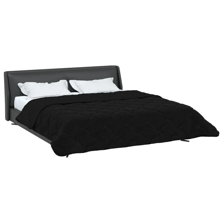 Duvet d'été simple Matelassé Noir 200 x 220 cm - 3