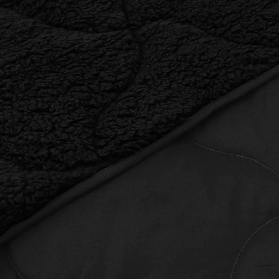 Duvet d'été simple Matelassé Noir 200 x 220 cm - 5