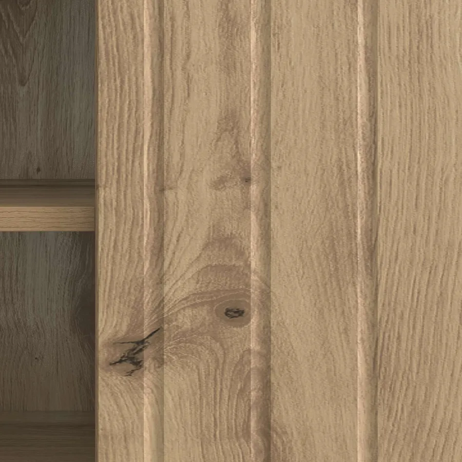 Meuble TV 102 x 34,5 x 52 cm Chêne artisanal Bois d'ingénierie - 10