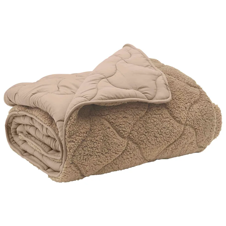 Duvet d'été simple Matelassé Taupe 140 x 220 cm - 2