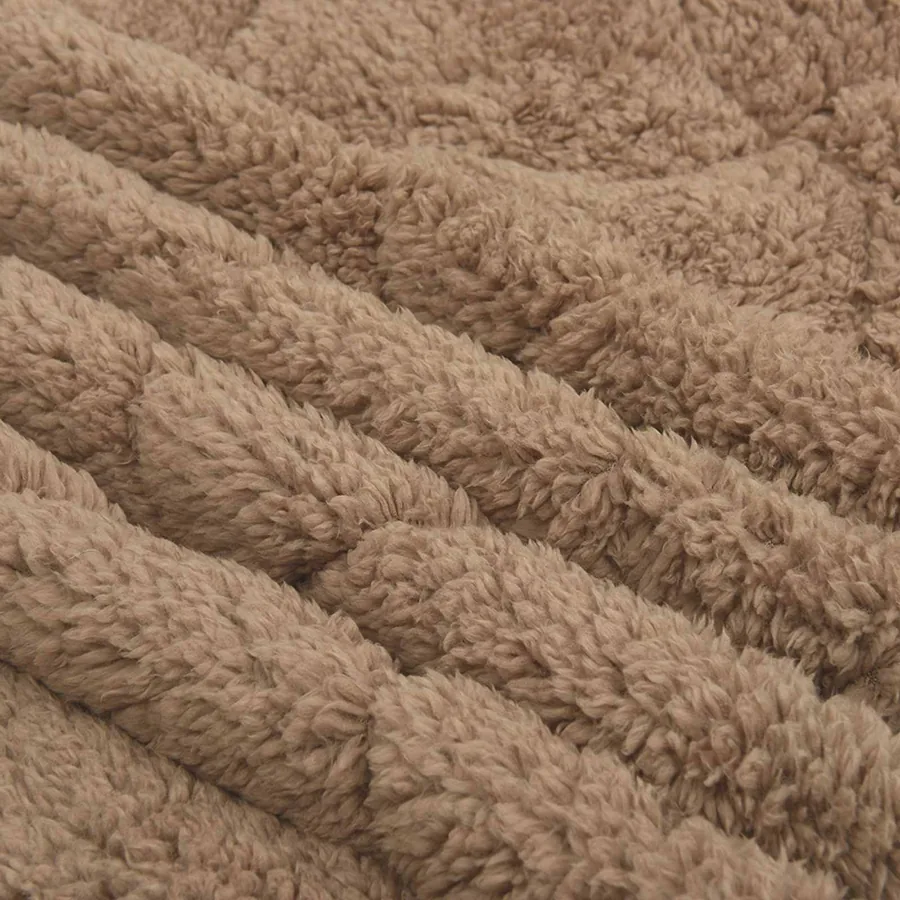 Duvet d'été simple Matelassé Taupe 140 x 220 cm - 6