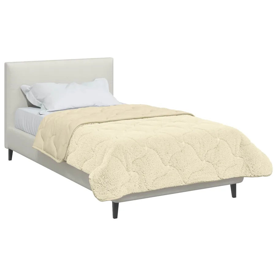 Duvet d'été simple Matelassé Crème 155 x 200 cm - 3