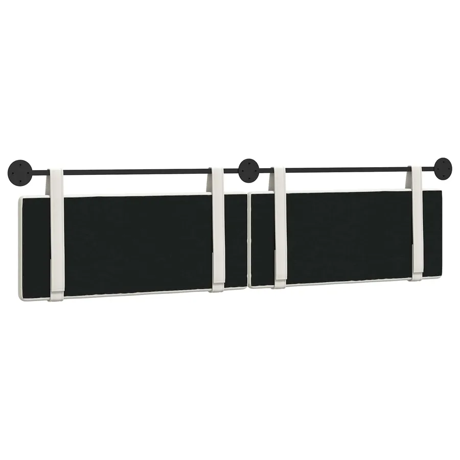 Tête de lit suspendue Blanc Simili cuir - 7